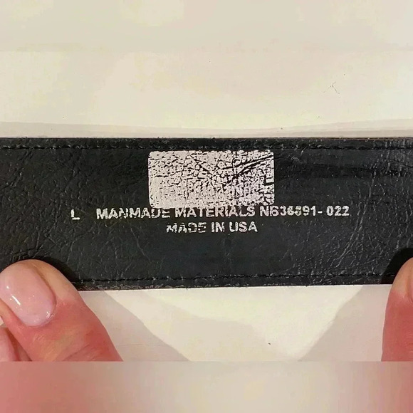 Vintage Owl Buckle Metal‎ Inlaid Stones in Belt Size L - Picture 3 of 5